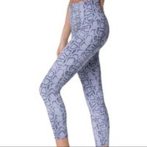 ONZIE lavender cobra python snakeskin leggings